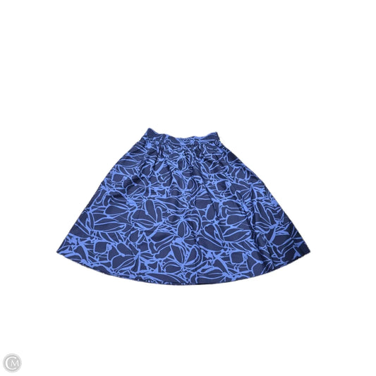 Skirt Midi By Banana Republic In Blue, Size: M