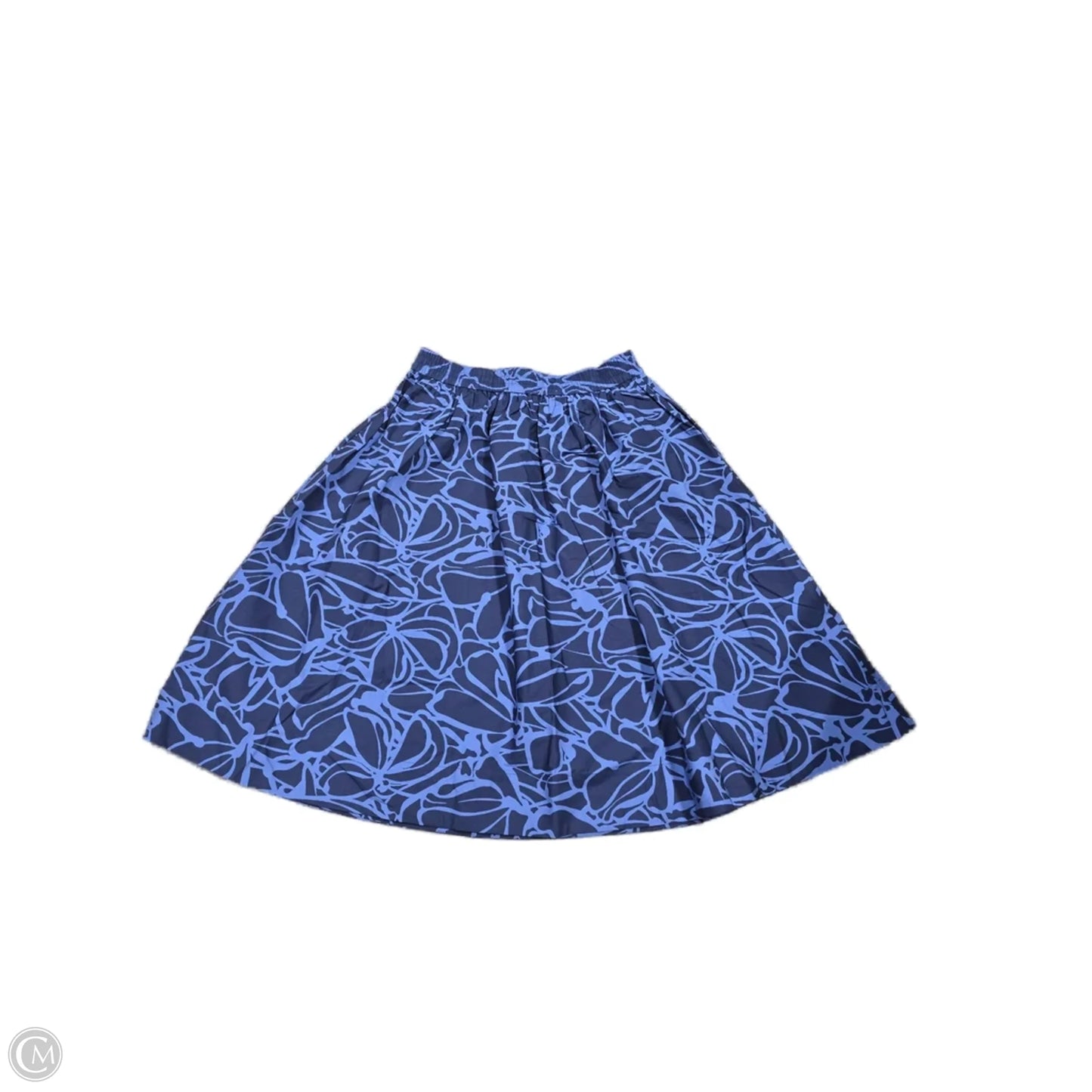 Skirt Midi By Banana Republic In Blue, Size: M