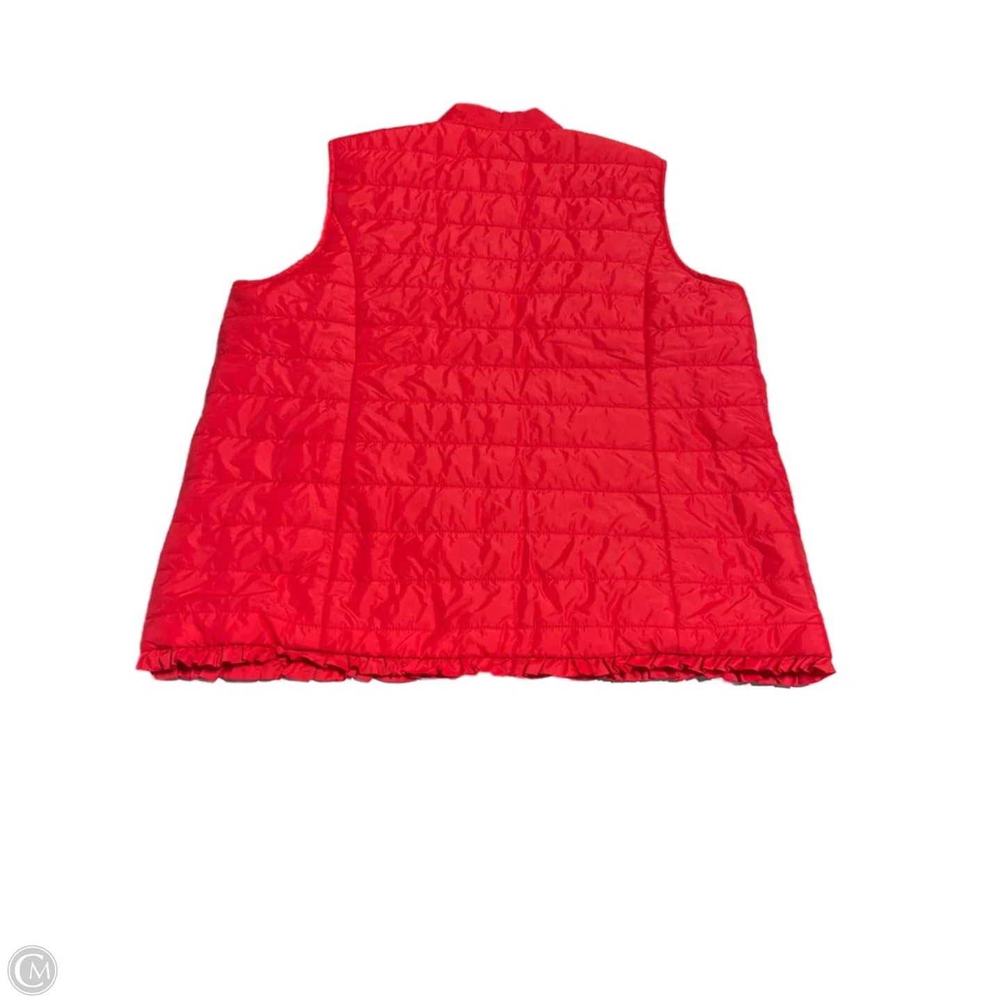 Vest Puffer & Quilted By Multiples In Red, Size: 0x