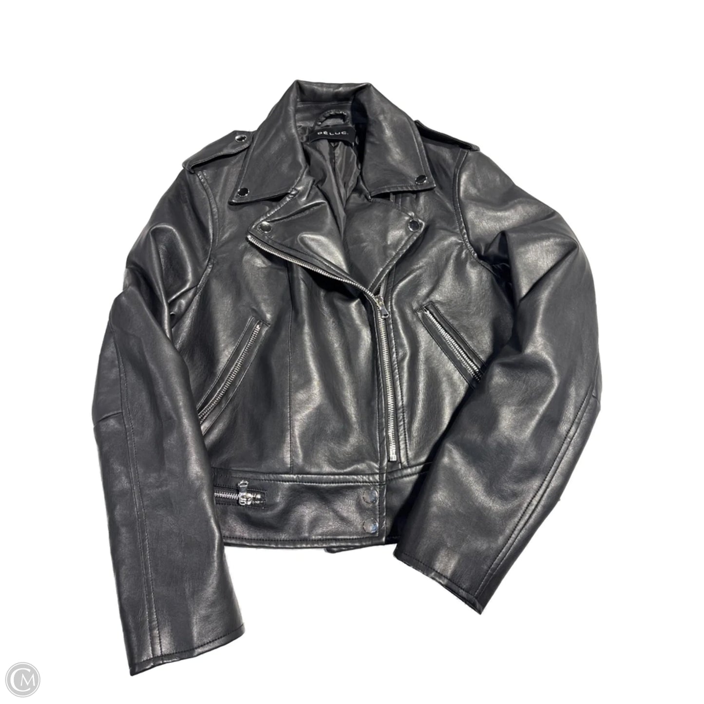 Jacket Moto By Cmc In Black, Size: M