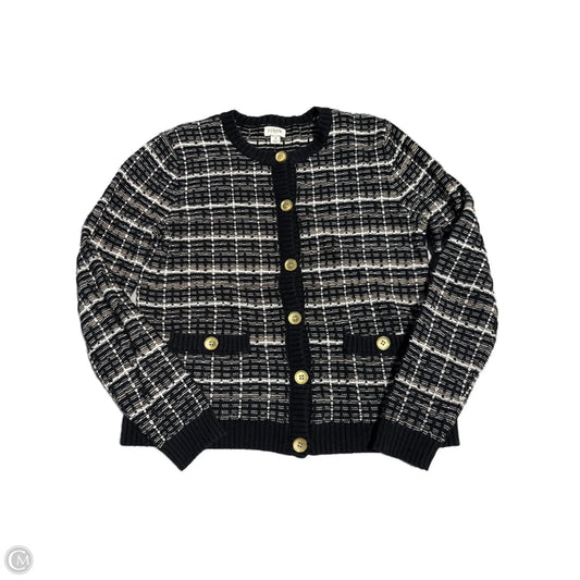 Sweater By J. Crew In Plaid Pattern, Size: S