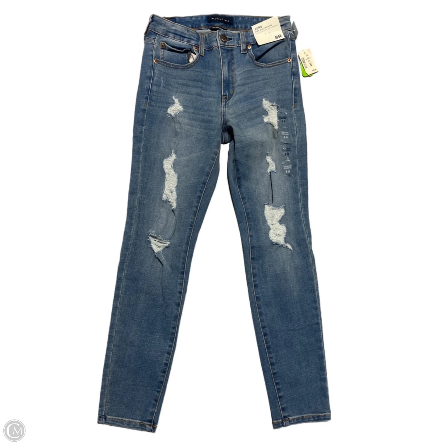 Jeans Jeggings By Aeropostale In Blue Denim, Size: 8