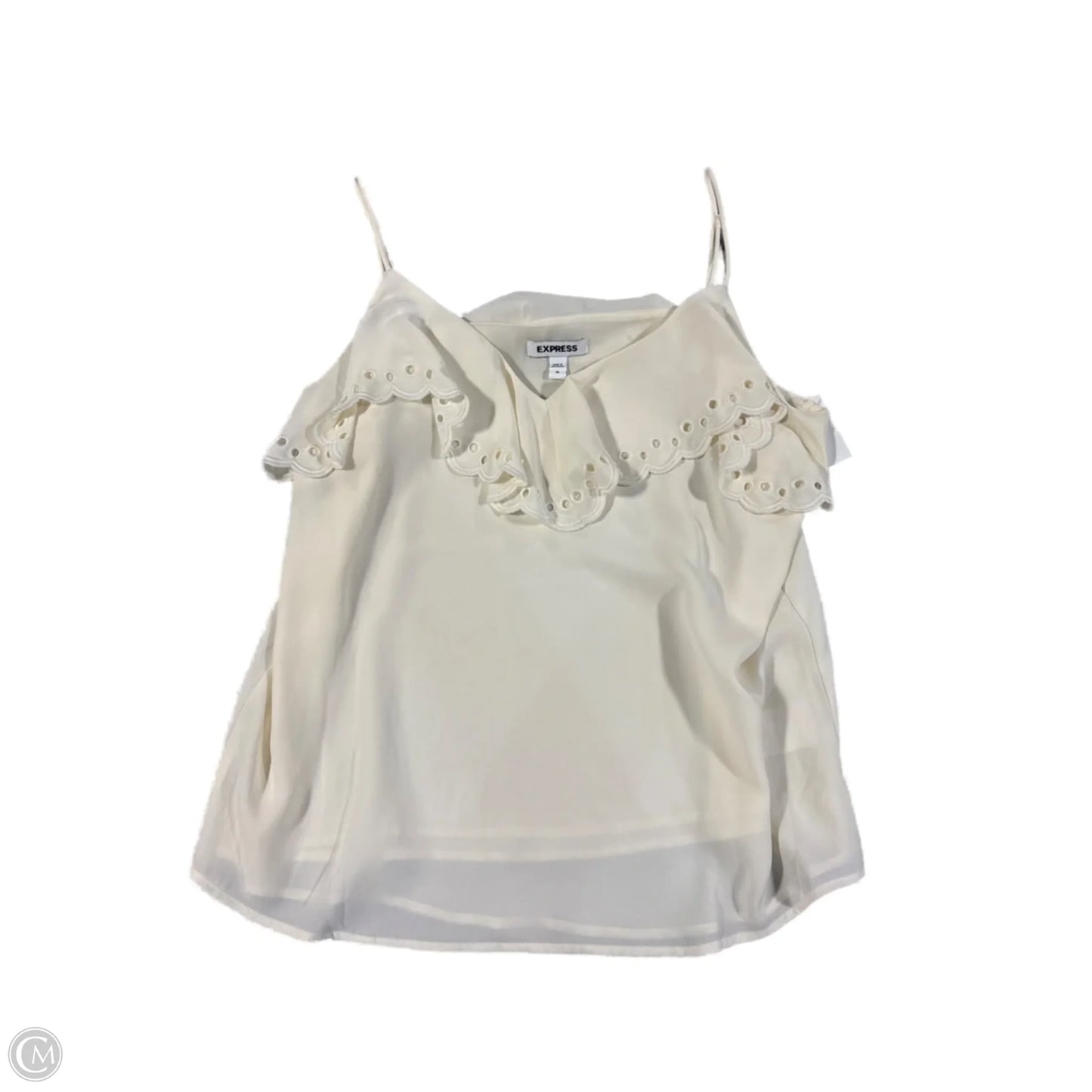 Tank Top By Express In Cream, Size: M