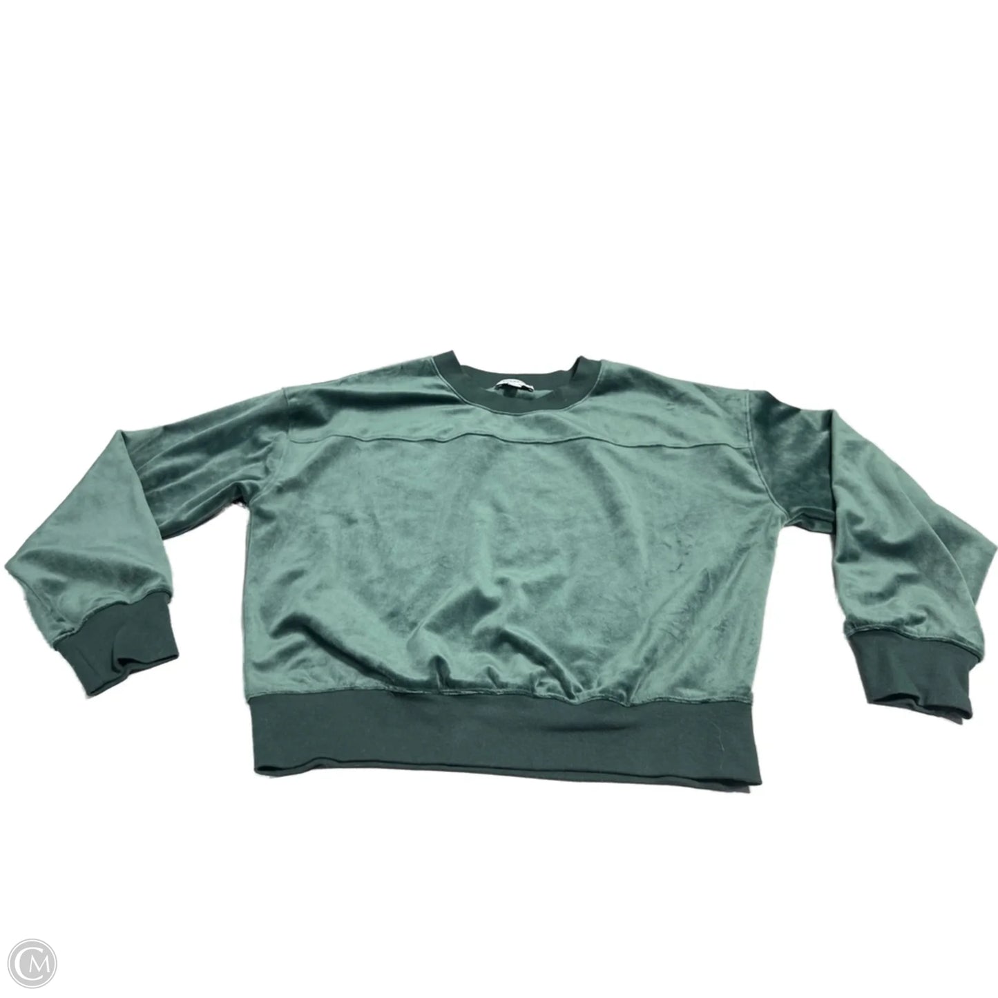 Top Long Sleeve By Evereve In Green, Size: S