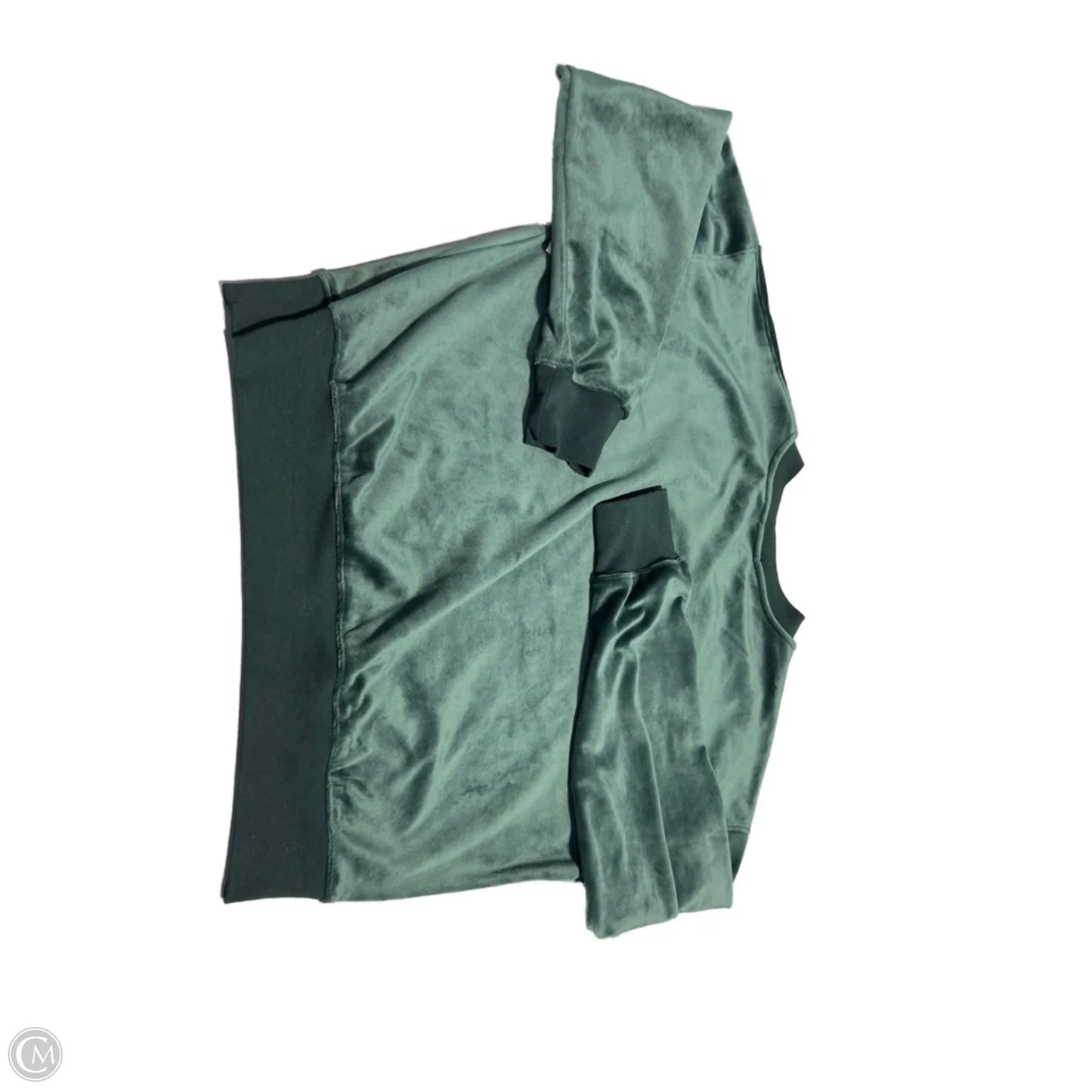 Top Long Sleeve By Evereve In Green, Size: S