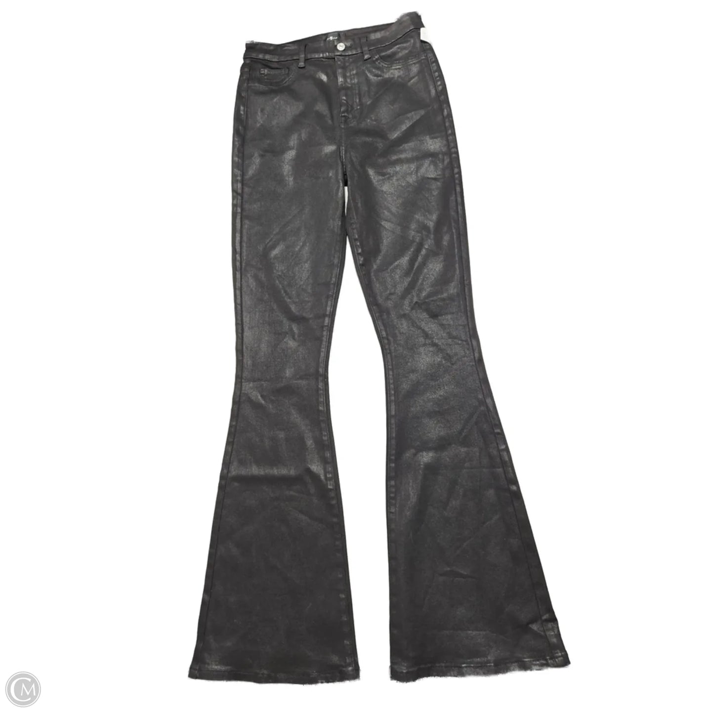 Jeans Flared By 7 For All Mankind In Black, Size: 10