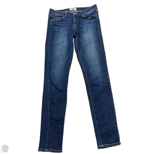 Jeans Skinny By Paige In Blue Denim, Size: 8