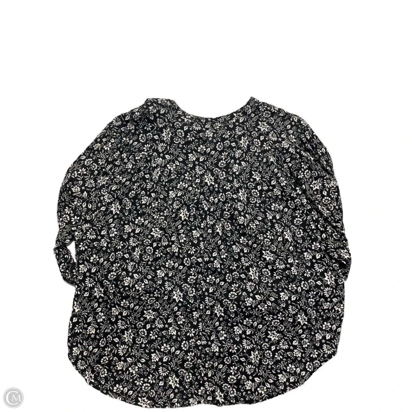 Top 3/4 Sleeve By Old Navy In Floral Print, Size: Xl