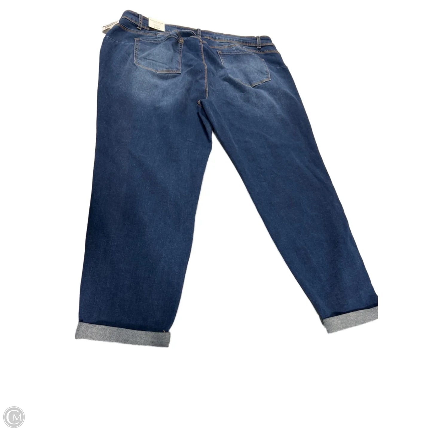 Jeans Straight By Cmc In Blue Denim, Size: 22