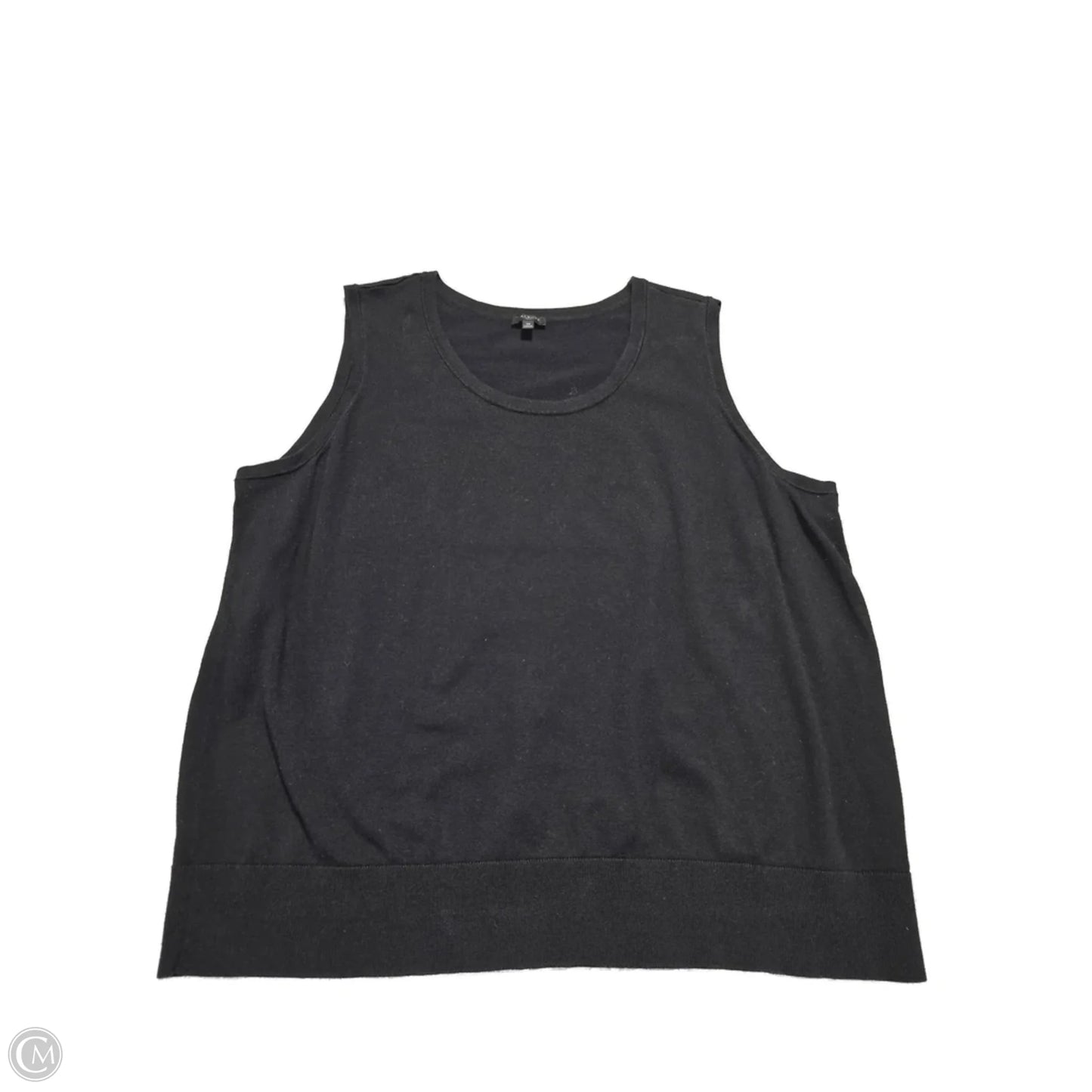 Tank Top By Talbots In Black, Size: 3x