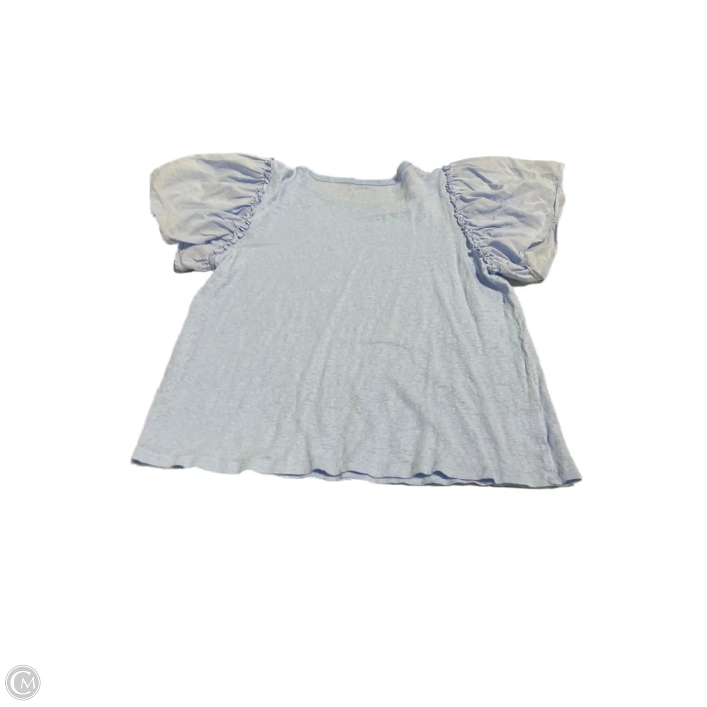 Top Short Sleeve Basic By Loft In Blue, Size: Xsp