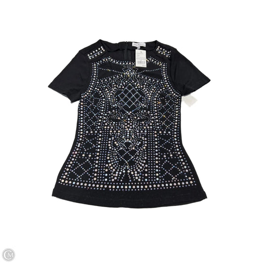 Top Short Sleeve By Cozy In Black, Size: S