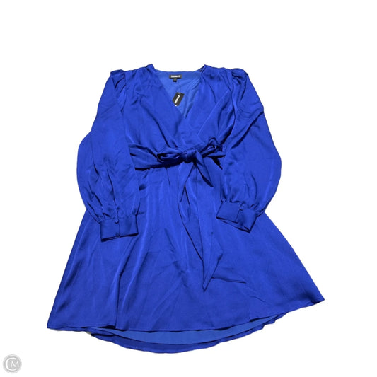 Dress Casual Short By Express In Navy, Size: L