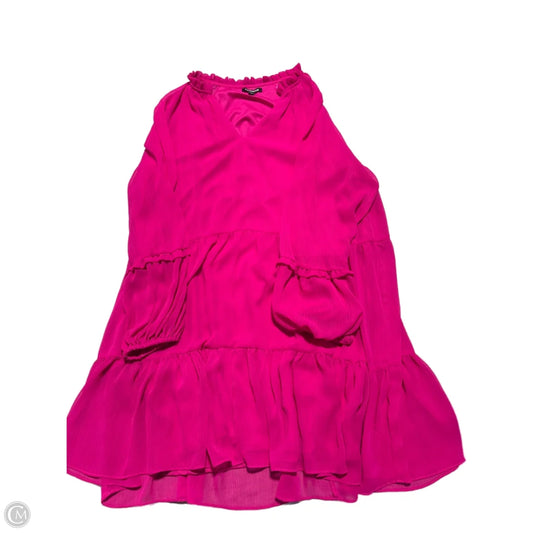 Dress Casual Short By Express In Pink, Size: L