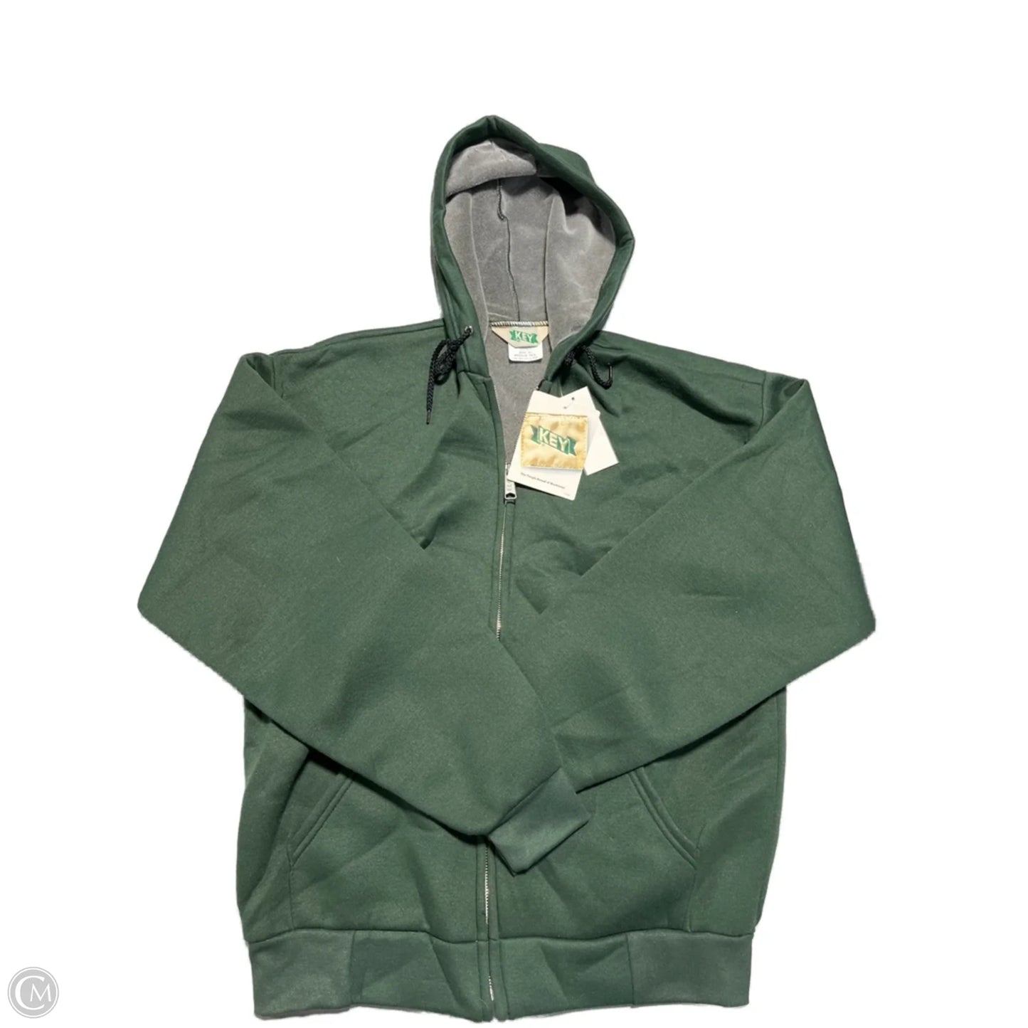 Sweatshirt Hoodie By Cmc In Green, Size: M
