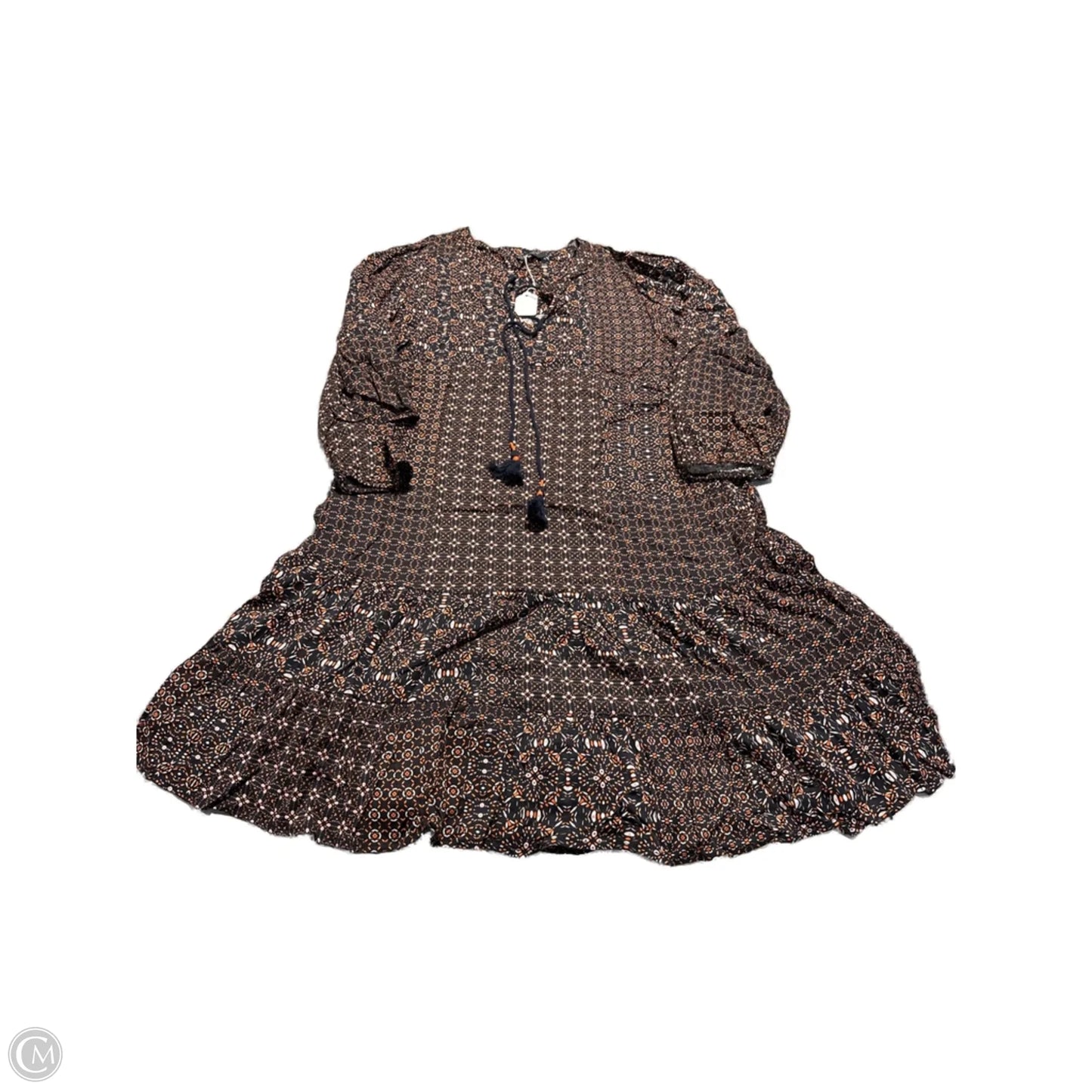 Dress Casual Midi By Liverpool In Multi-colored, Size: L