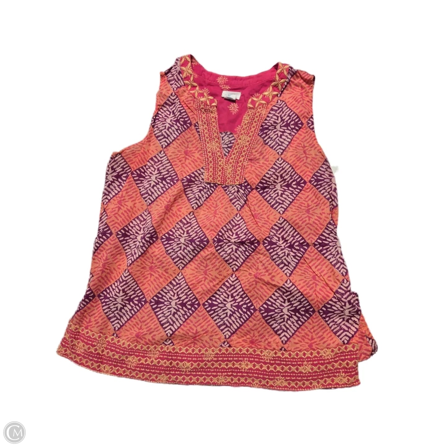 Tank Top By Sigrid Olsen In Multi-colored, Size: L