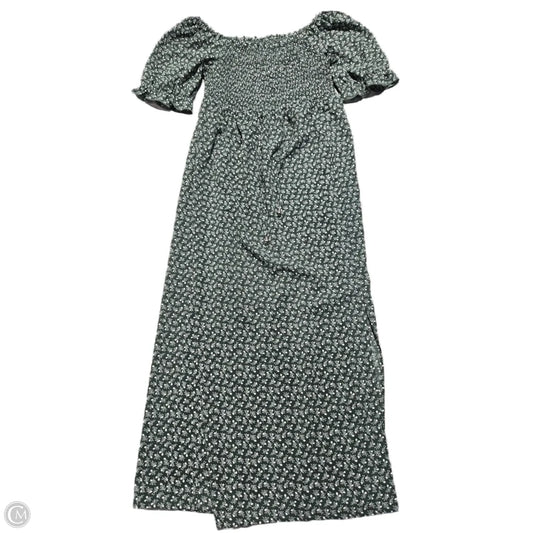 Dress Casual Midi By Cmc In Green, Size: M