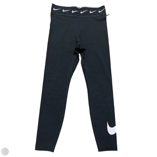 Athletic Leggings By Nike In Black, Size: L