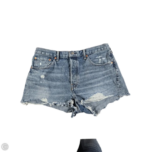 Shorts By Levis In Blue Denim, Size: 14
