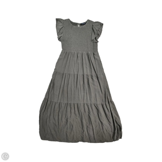 Dress Casual Midi By Cmc In Green, Size: Xl