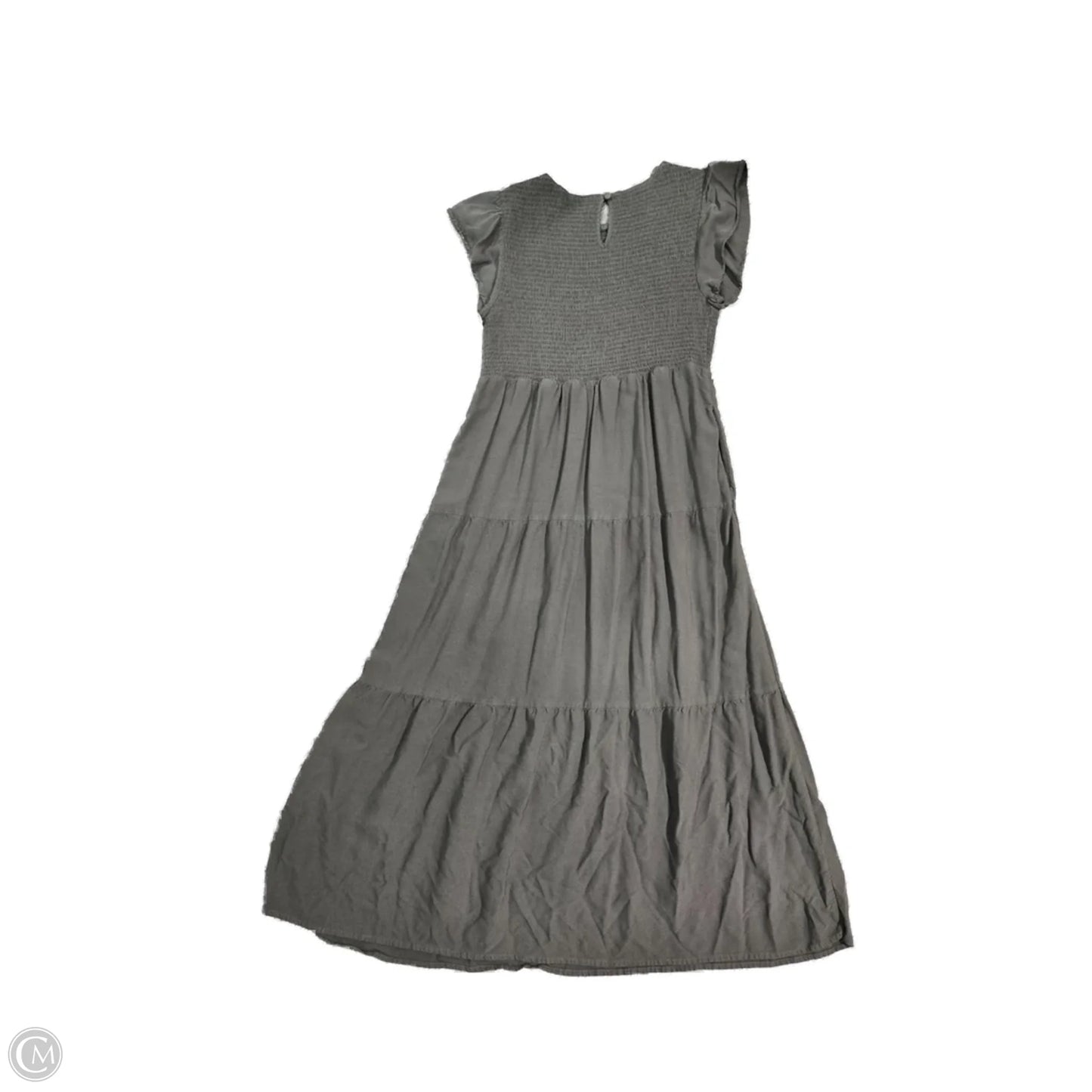 Dress Casual Midi By Cmc In Green, Size: Xl