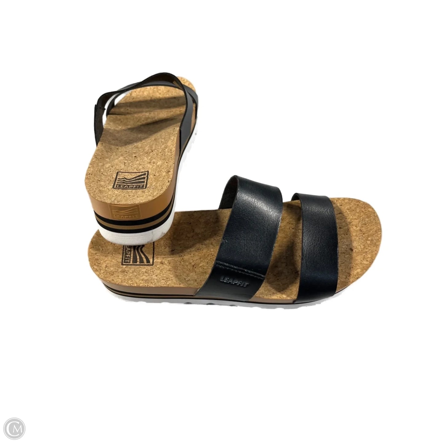 Sandals Flats By Cmc In Black, Size: 8