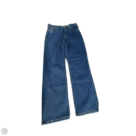 Jeans Straight By Everlane In Blue Denim, Size: 8