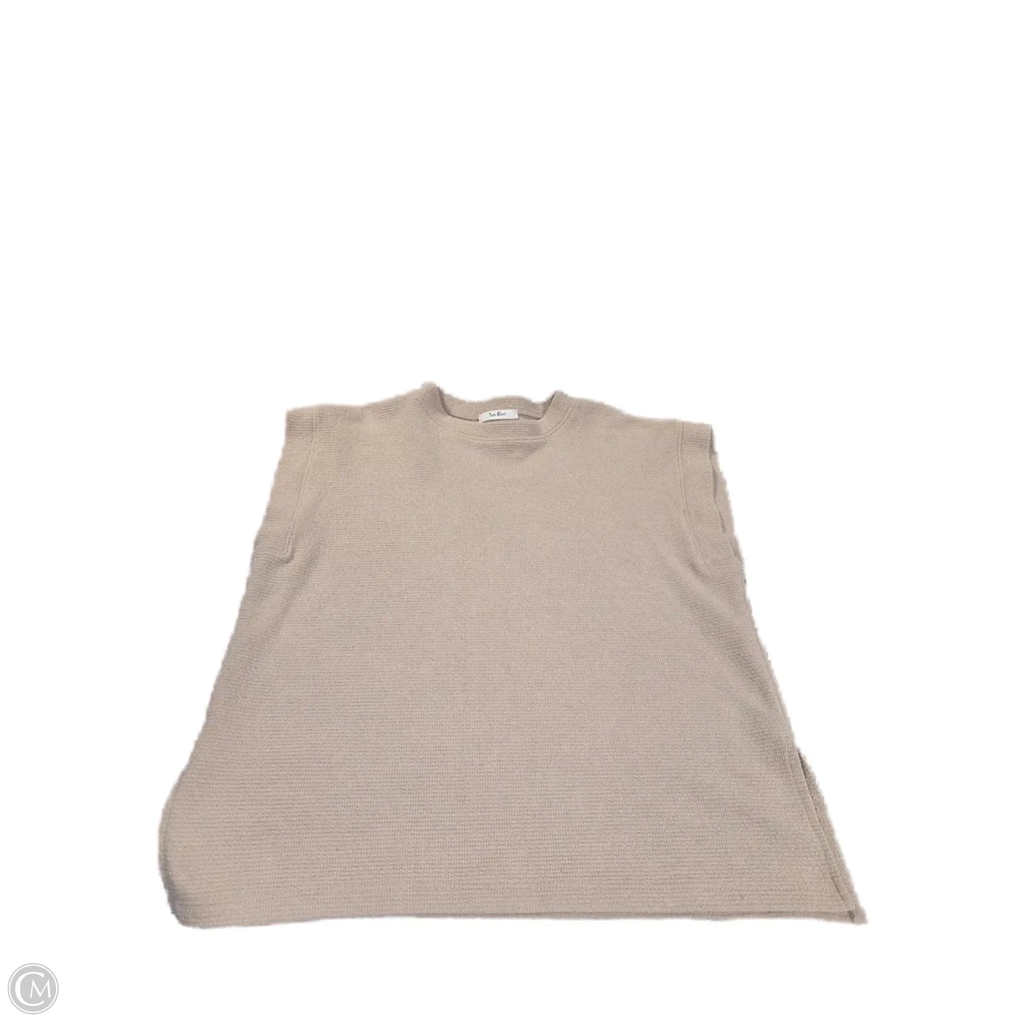 Top Short Sleeve By Tres Bien In Tan, Size: S