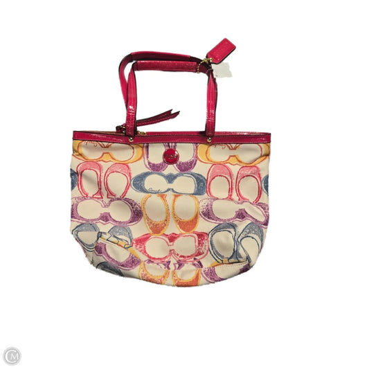 Handbag Designer By Coach, Size: Medium