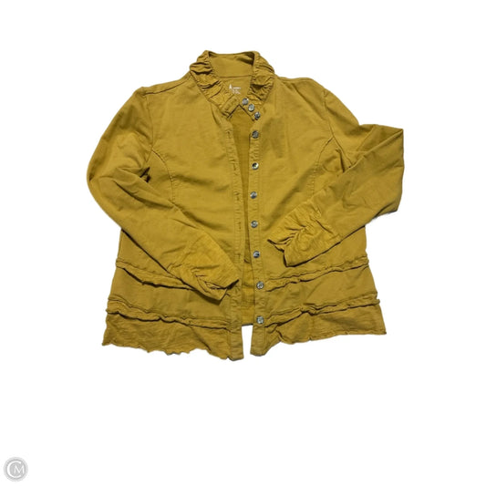 Top Long Sleeve By Neon Buddha In Yellow, Size: Xl