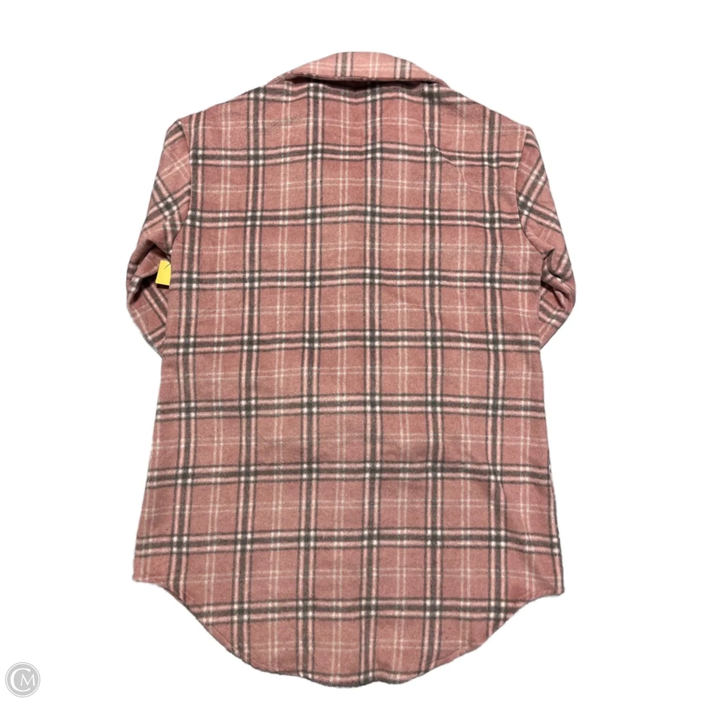 Jacket Shirt By Cme In Pink, Size: L