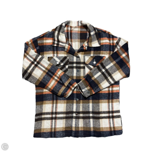 Jacket Shirt By Cme In Blue, Size: L