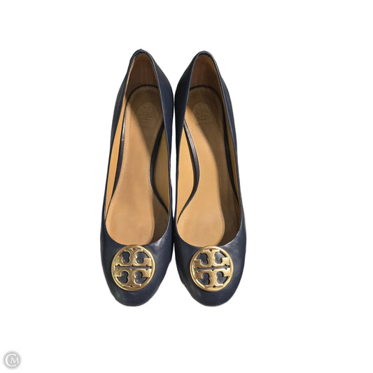 Shoes Designer By Tory Burch In Blue, Size: 9.5