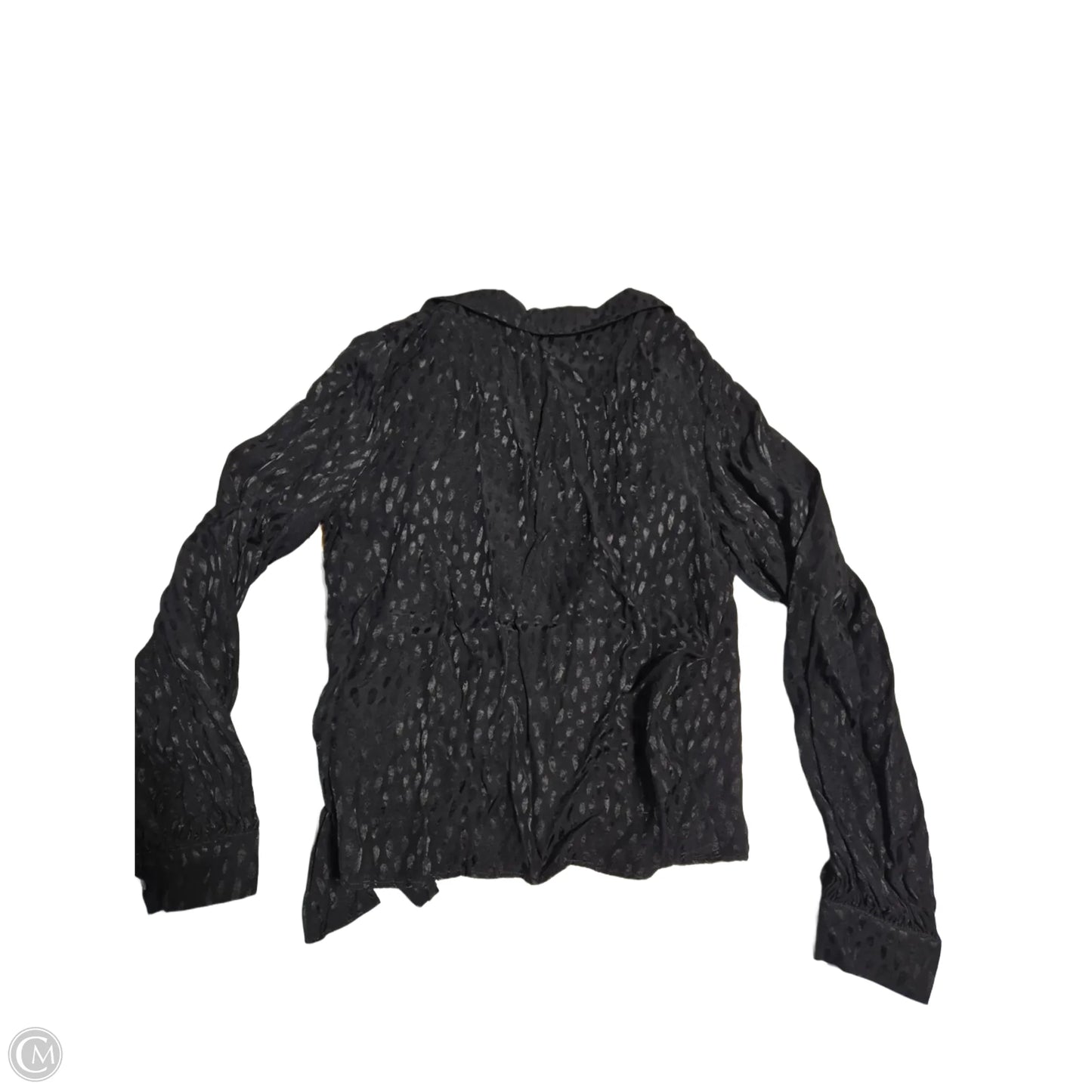 Top Long Sleeve Basic By Banana Republic In Black, Size: S