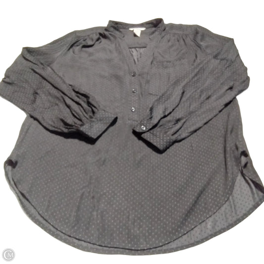 Top Long Sleeve Basic By H&m In Black, Size: 4