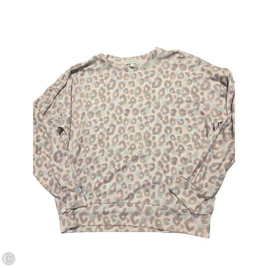 Top Long Sleeve Basic By Cme In Animal Print, Size: M