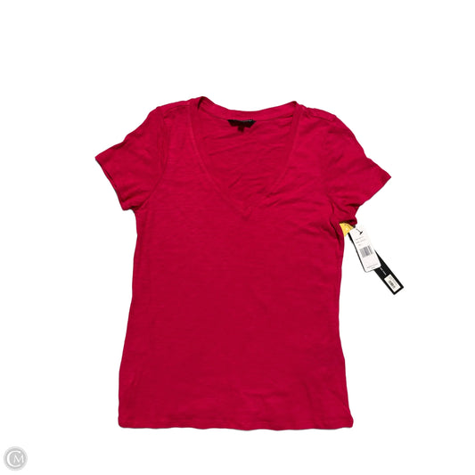 Top Short Sleeve Basic By Liverpool In Pink, Size: S