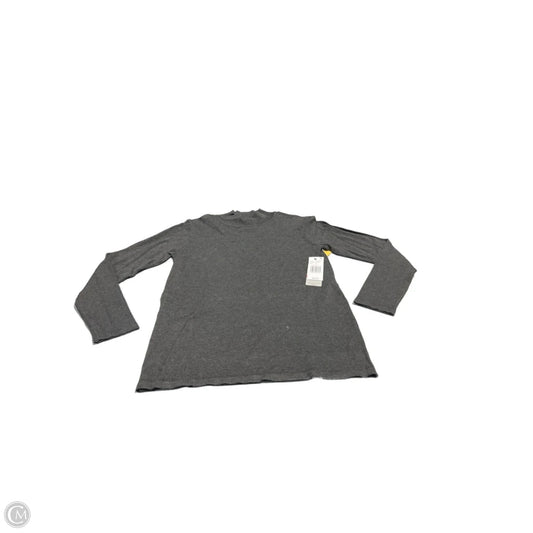 Top Long Sleeve By Multiples In Grey, Size: Xs