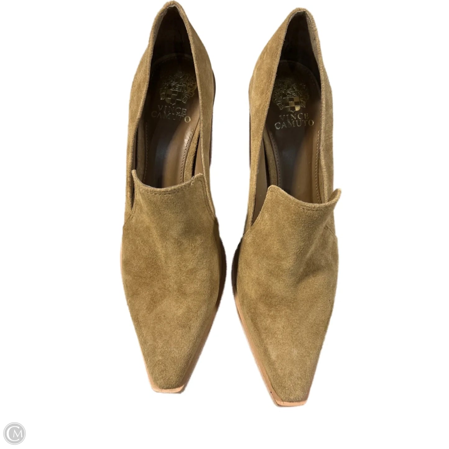 Shoes Heels Block By Vince Camuto In Tan, Size: 9.5