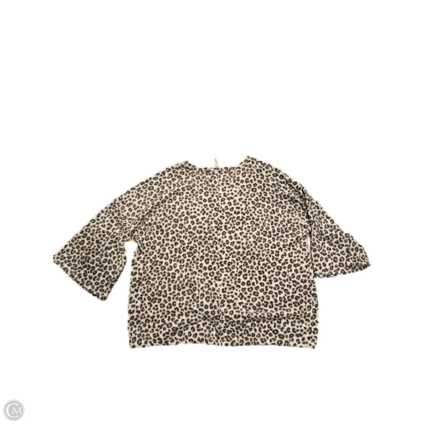 Top Short Sleeve Basic By Cme In Animal Print, Size: Xxl