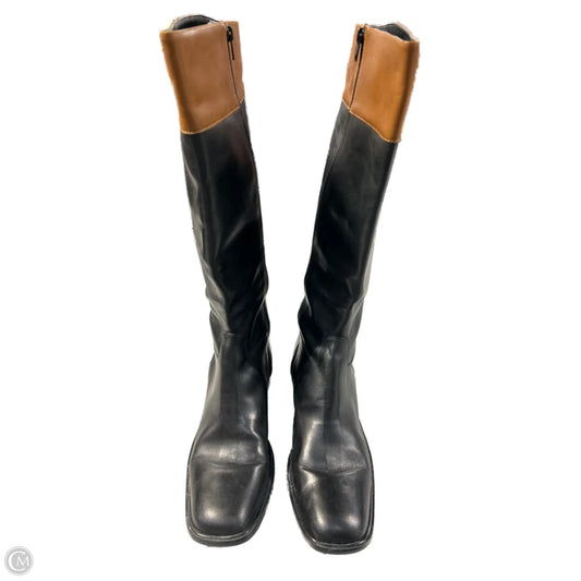 Boots Mid-calf Flats By Ann Taylor In Black, Size: 9.5