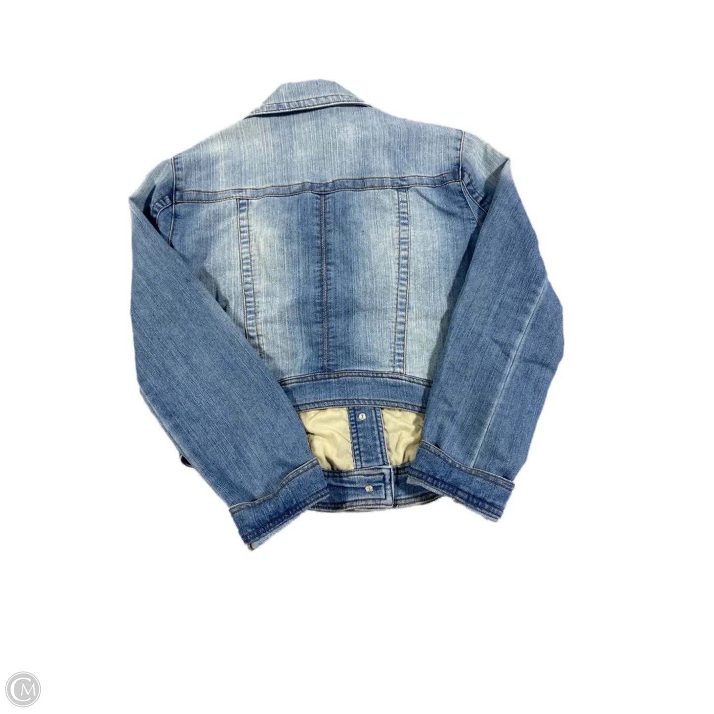 Jacket Denim By Love Fire In Blue Denim, Size: M