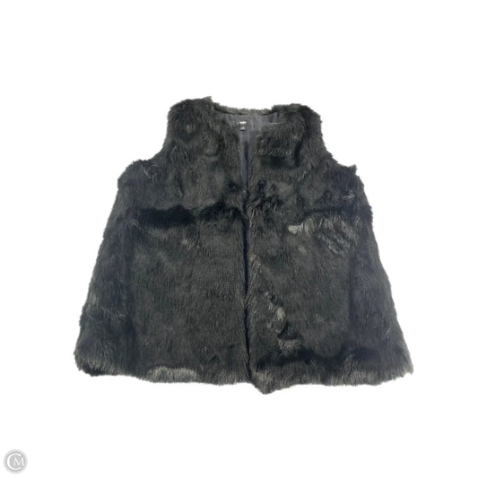 Vest Faux Fur & Sherpa By Mossimo In Black, Size: L