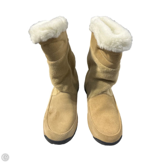 Boots Snow By Sporto In Tan, Size: 7