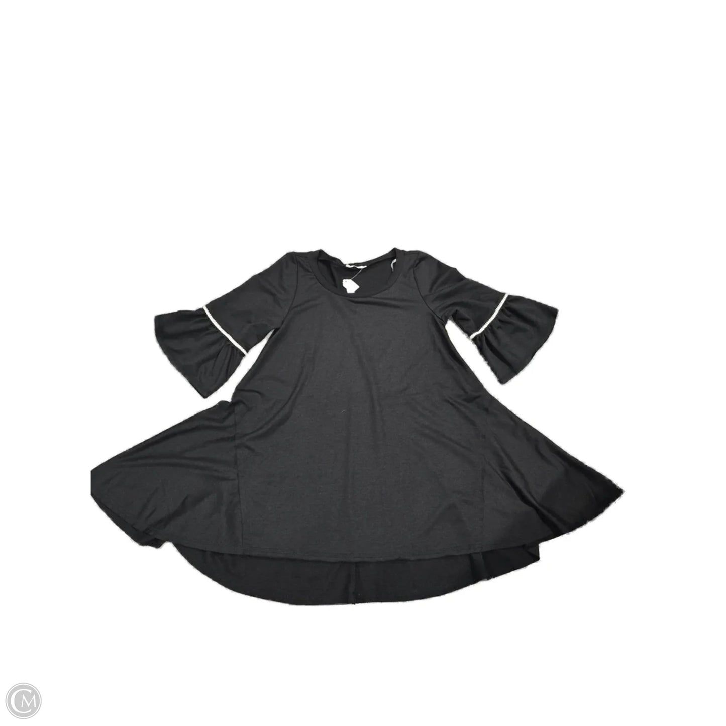 Top Long Sleeve Basic By Easel In Black, Size: S