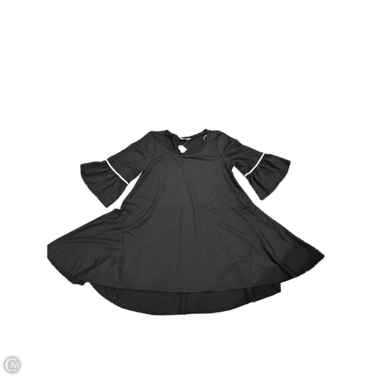 Top Long Sleeve Basic By Easel In Black, Size: S