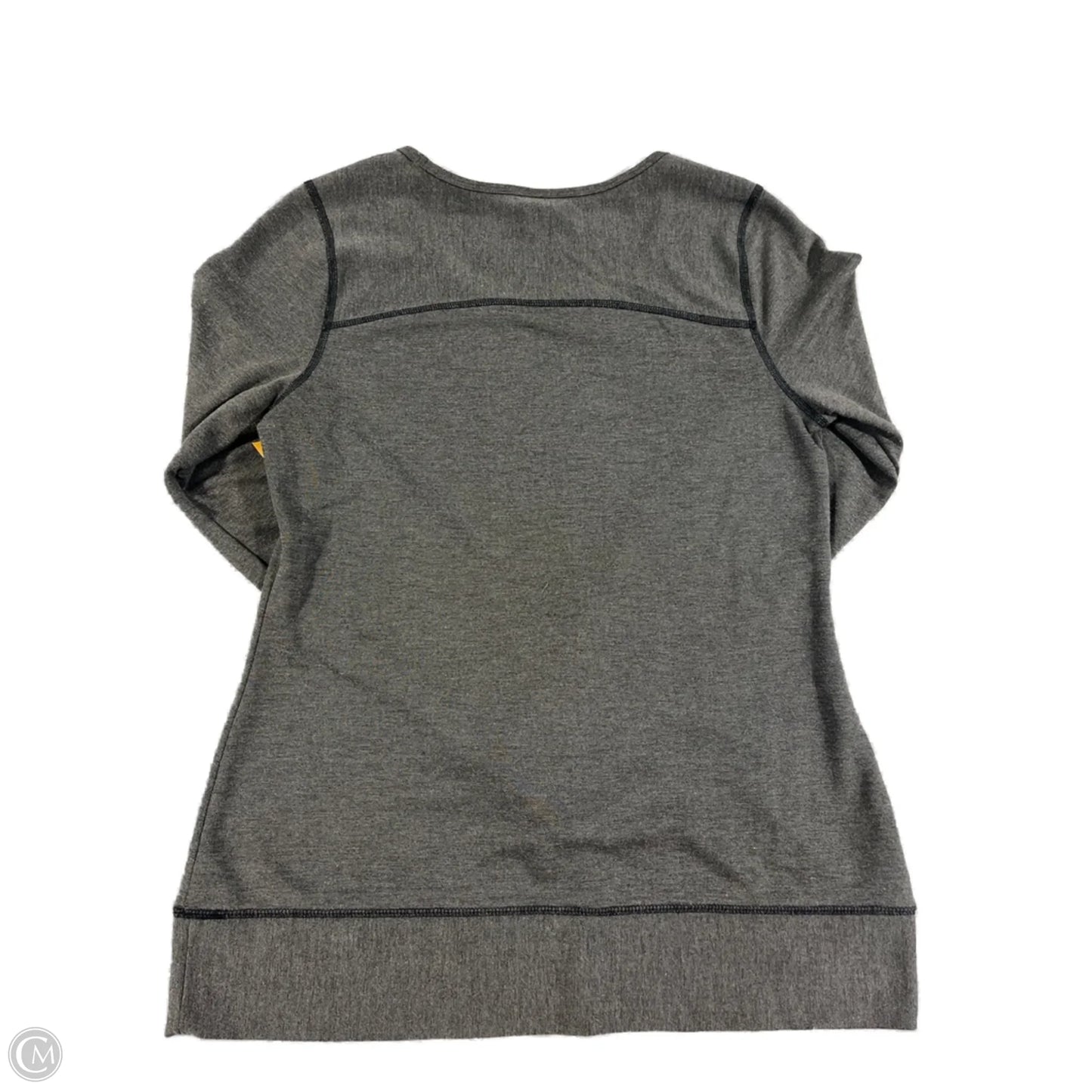 Top Long Sleeve Basic By Eddie Bauer In Grey, Size: M