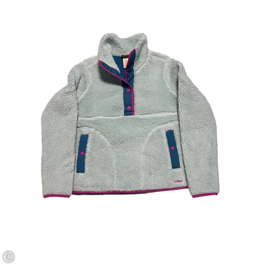 Jacket Fleece By L.l. Bean In Aqua, Size: Xs