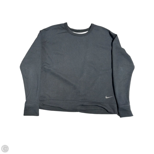 Sweatshirt Crewneck By Nike In Black, Size: S